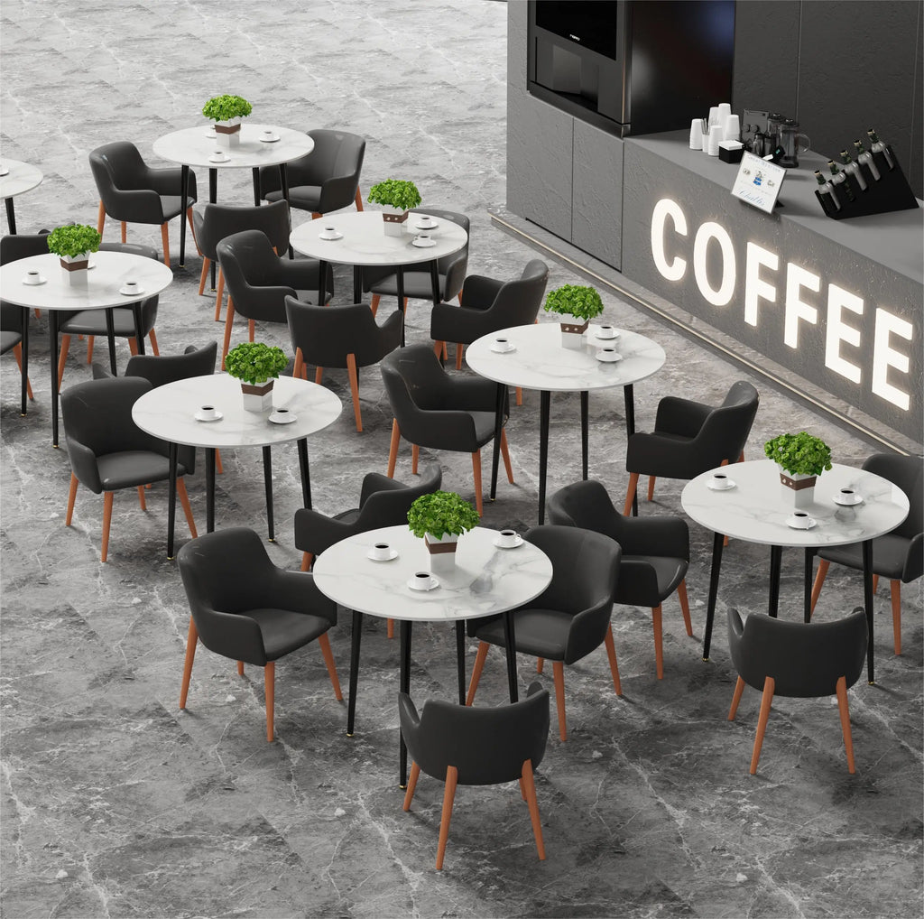 Modern Round Marble Dining Table