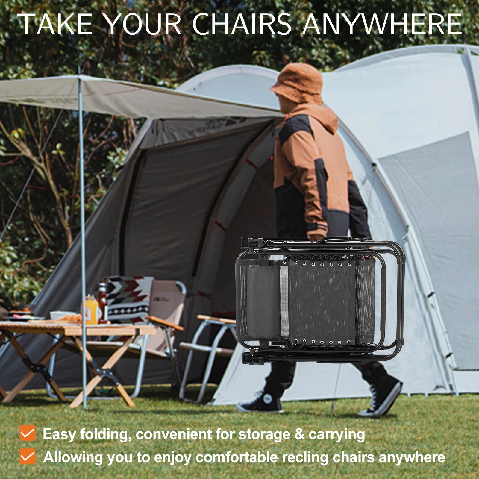 Portable Recliner Lounge Chair