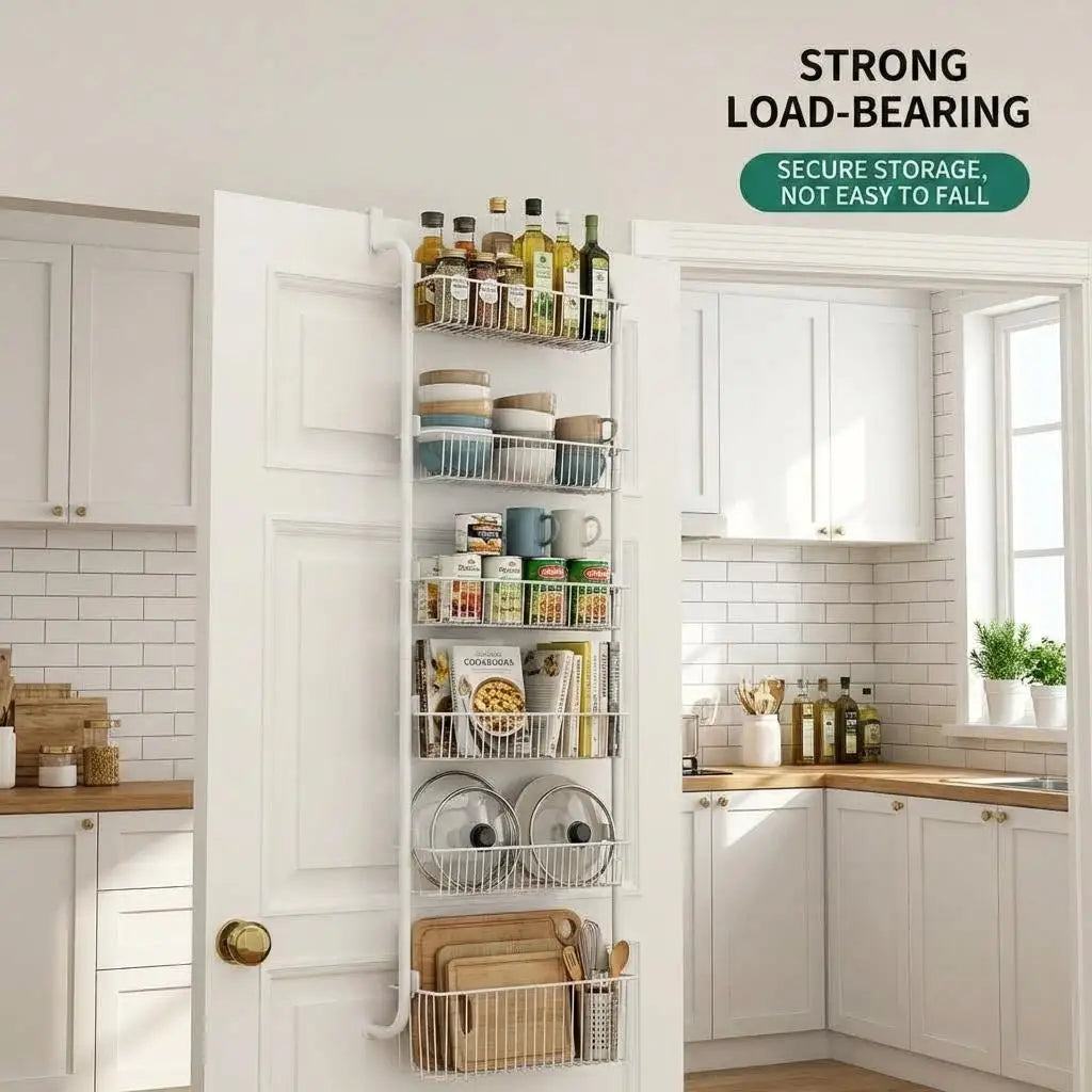 6-Tier Over-the-Door Pantry Organizer