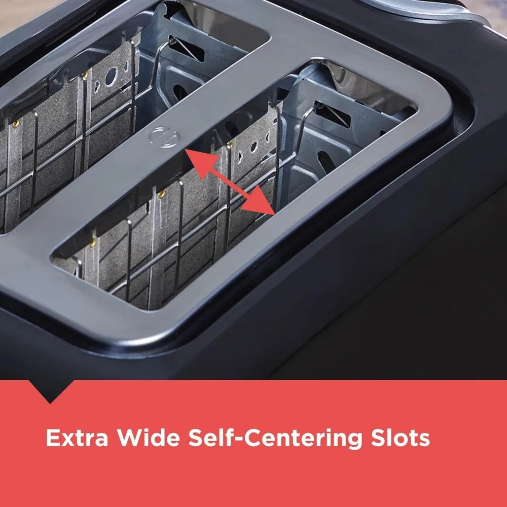 Extra Wide Slot Two Slice Toaster