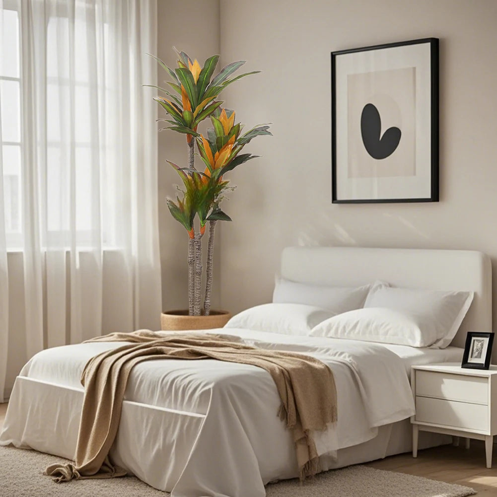 Artificial Dracaena Tree with Adjustable Branches