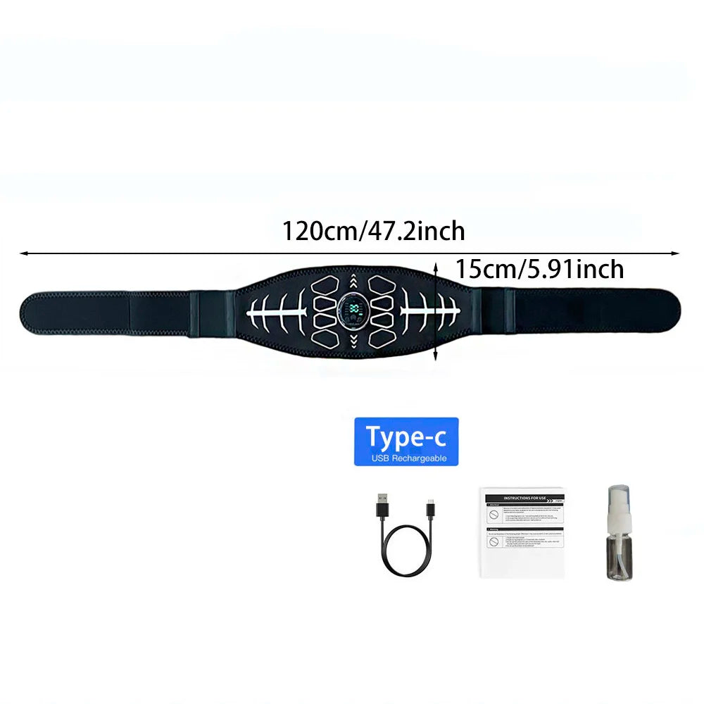 Abdominal Toning Belt Muscle Stimulator for Men & Women