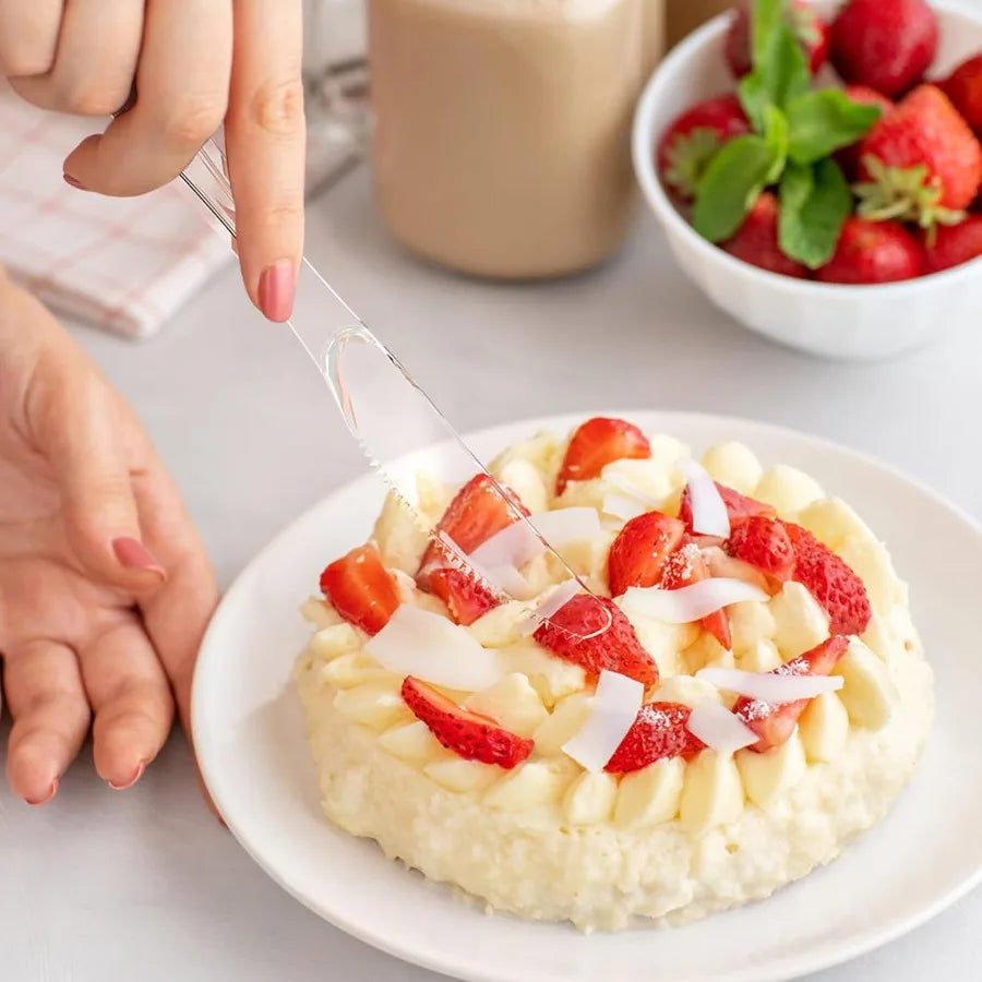 Extra Heavy Duty Clear Plastic Silverware