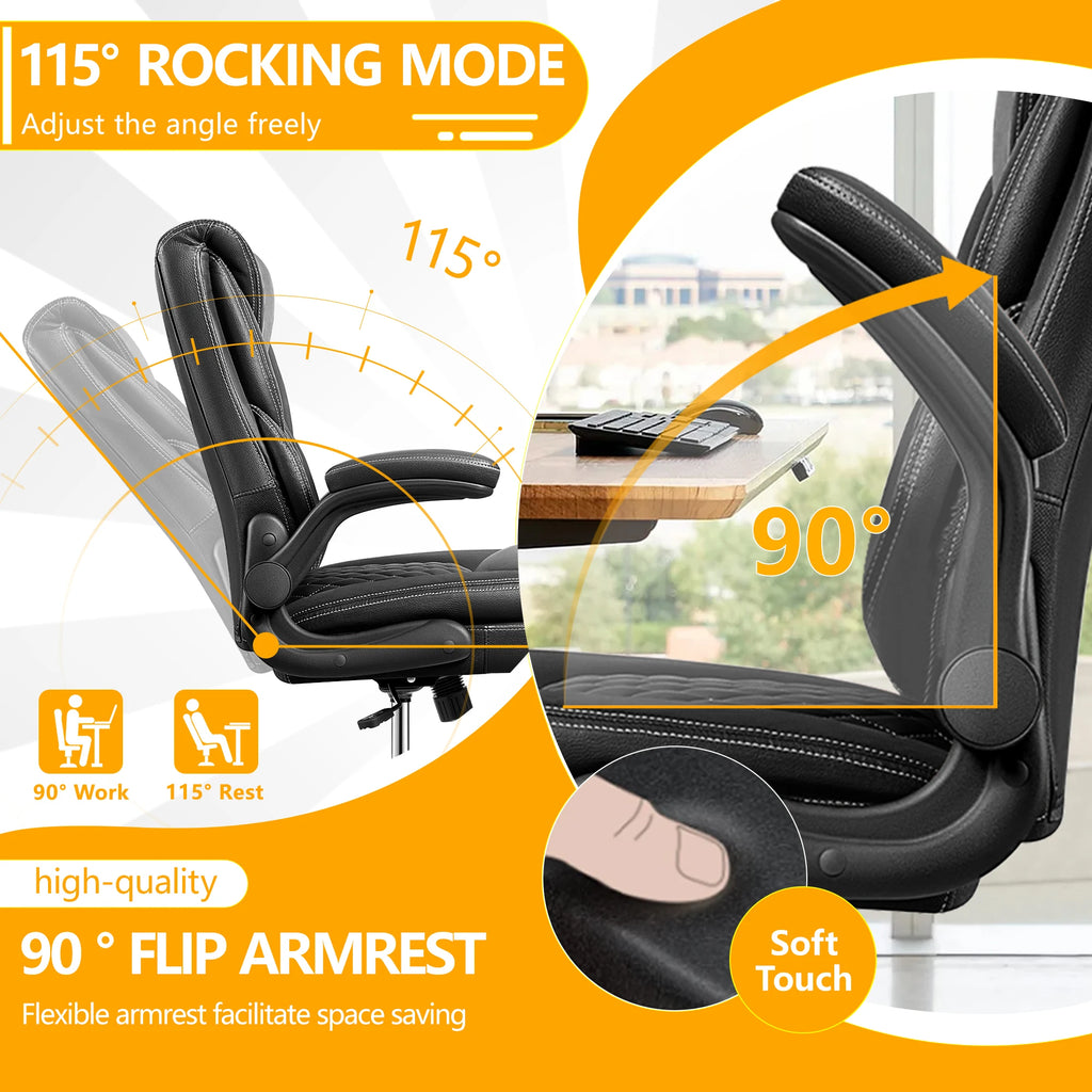 Mid-Back Executive Leather Chair
