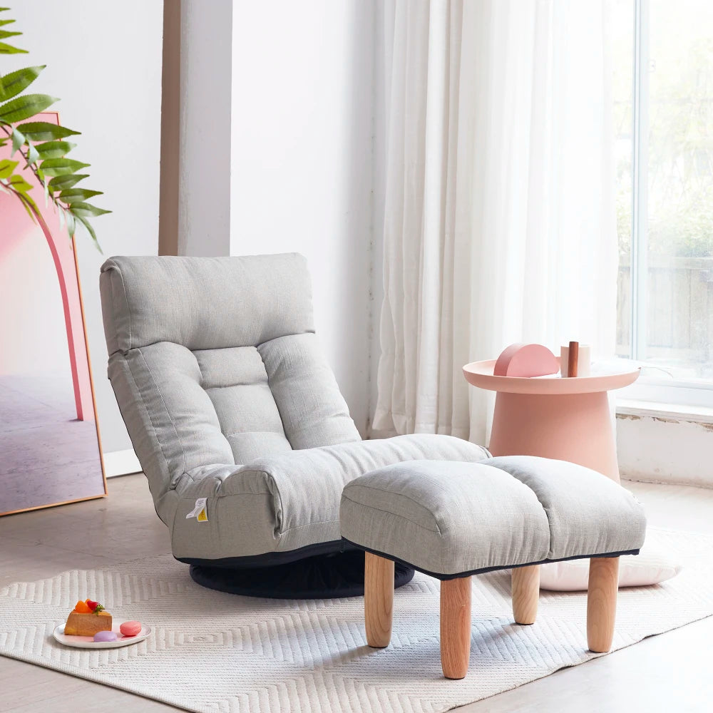 Japanese-Style Reclining Leisure Chair