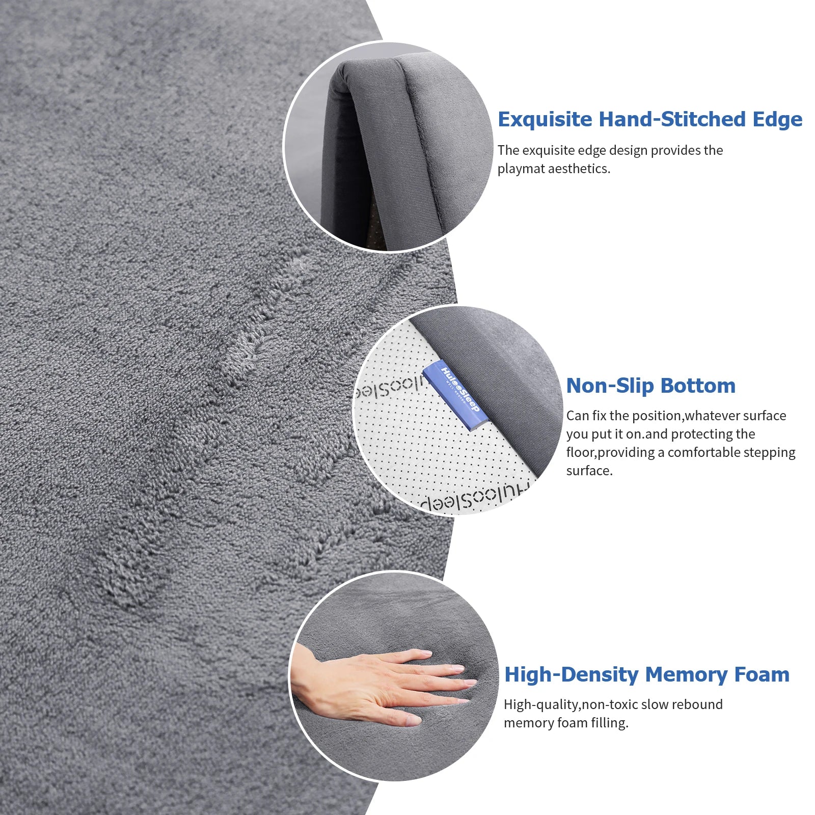 Thick, Soft Velvet Non-Slip Carpet