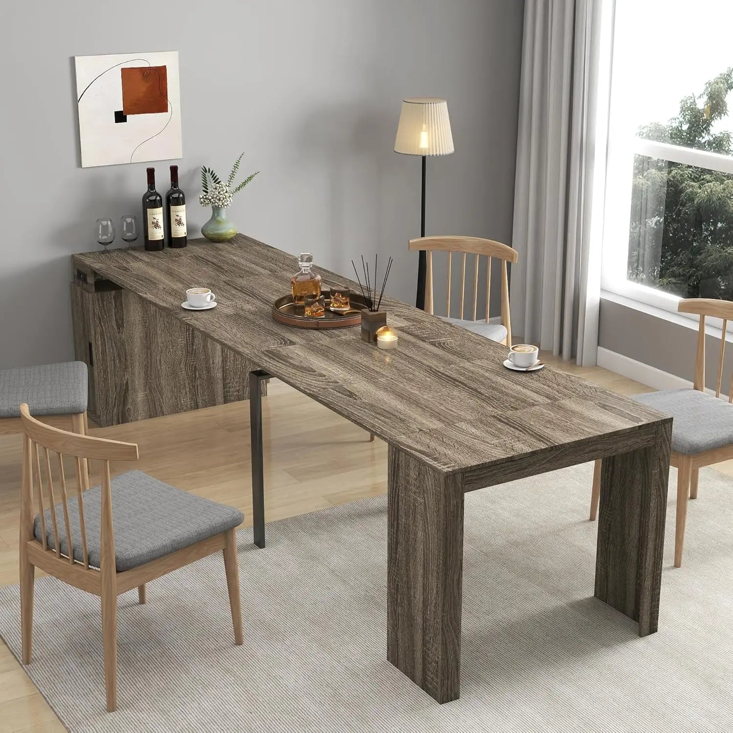 Multifunctional Dining Table for 6-8 People
