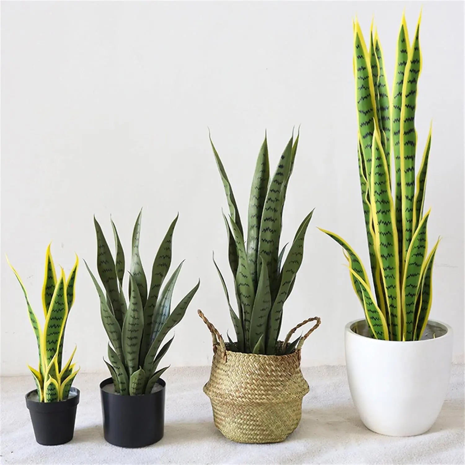 Artificial Snake Plant – 35.4” Tall in Pot