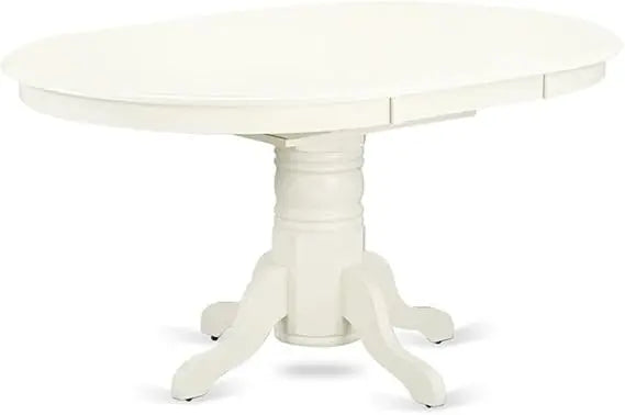 Elegant Oval Dining Room Table with Butterfly Leaf & Pedestal Base – 42" x 60"