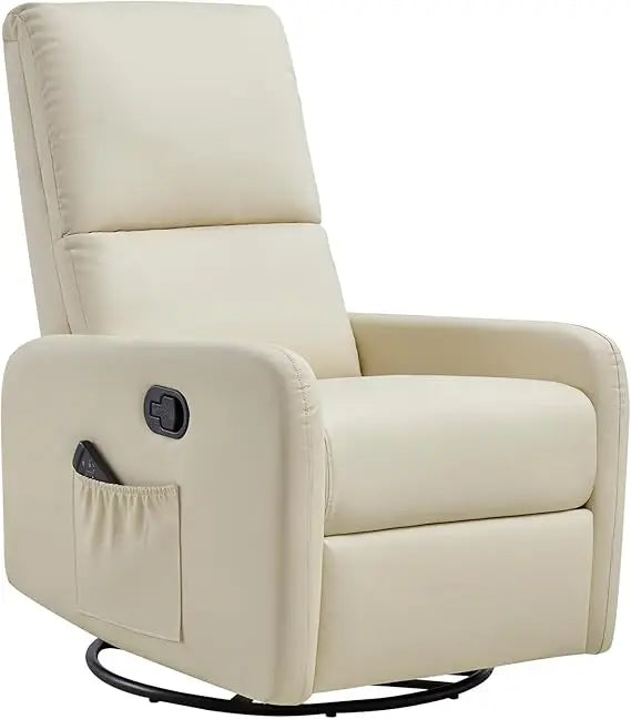 Swivel Glider Rocking Recliner with 2 Massage Points