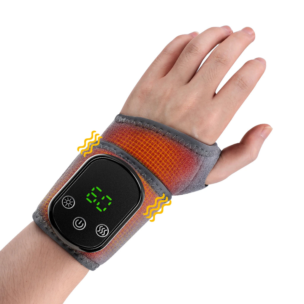 Cordless Wrist Hand Heated Massager for Pain Relief
