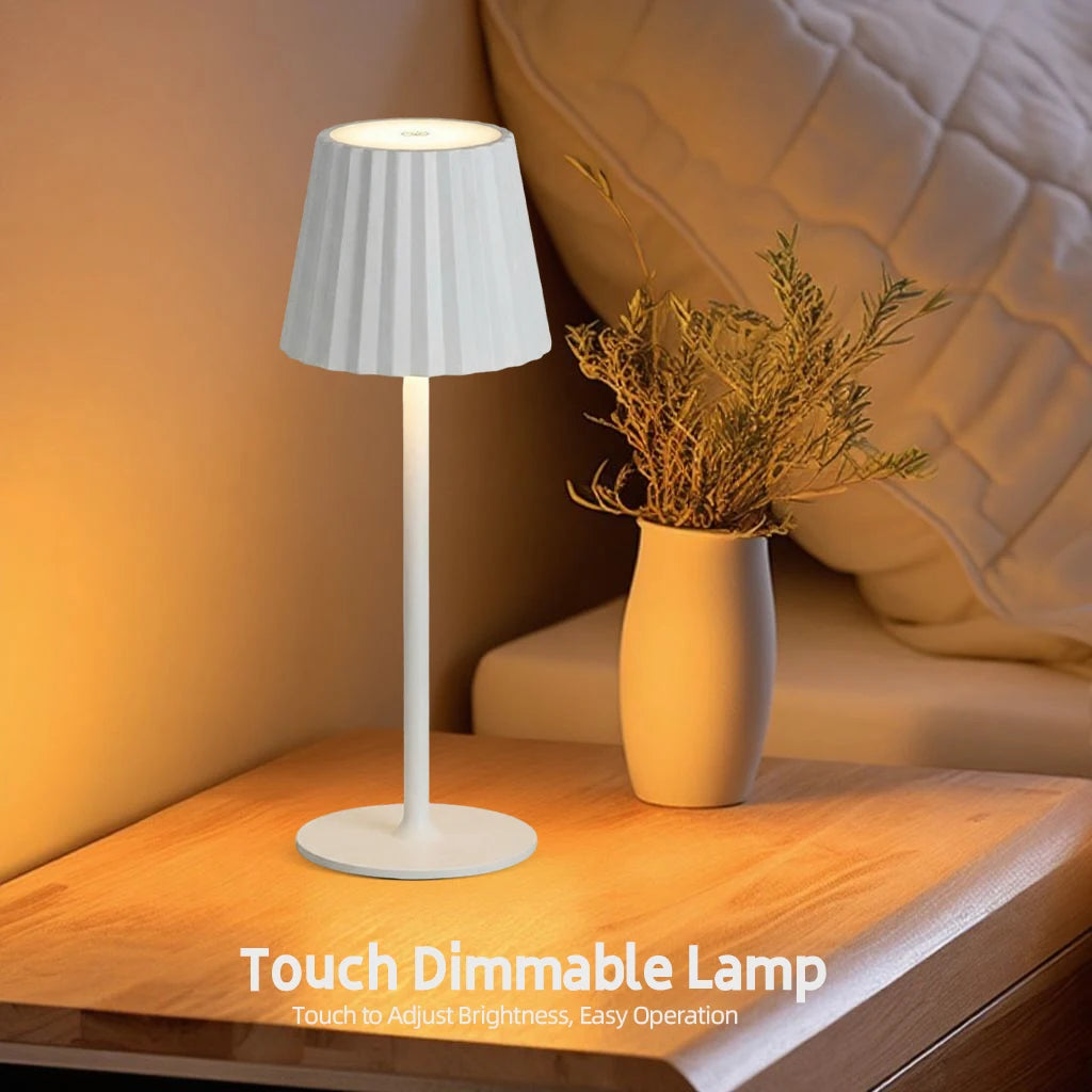 3-Color Rechargeable LED Table Lamp