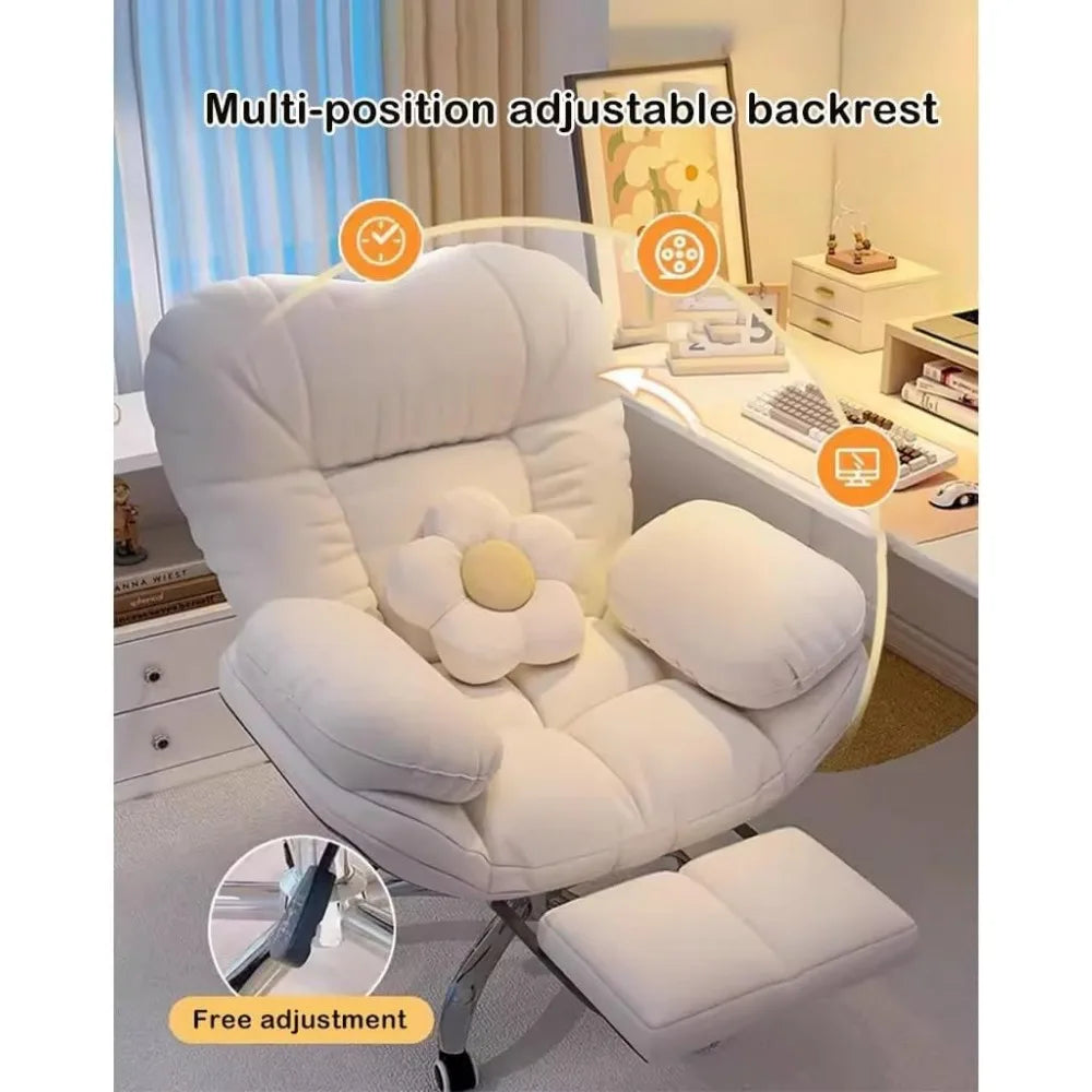 Comfortable Recliner Desk Chair for Bedroom or Home Office