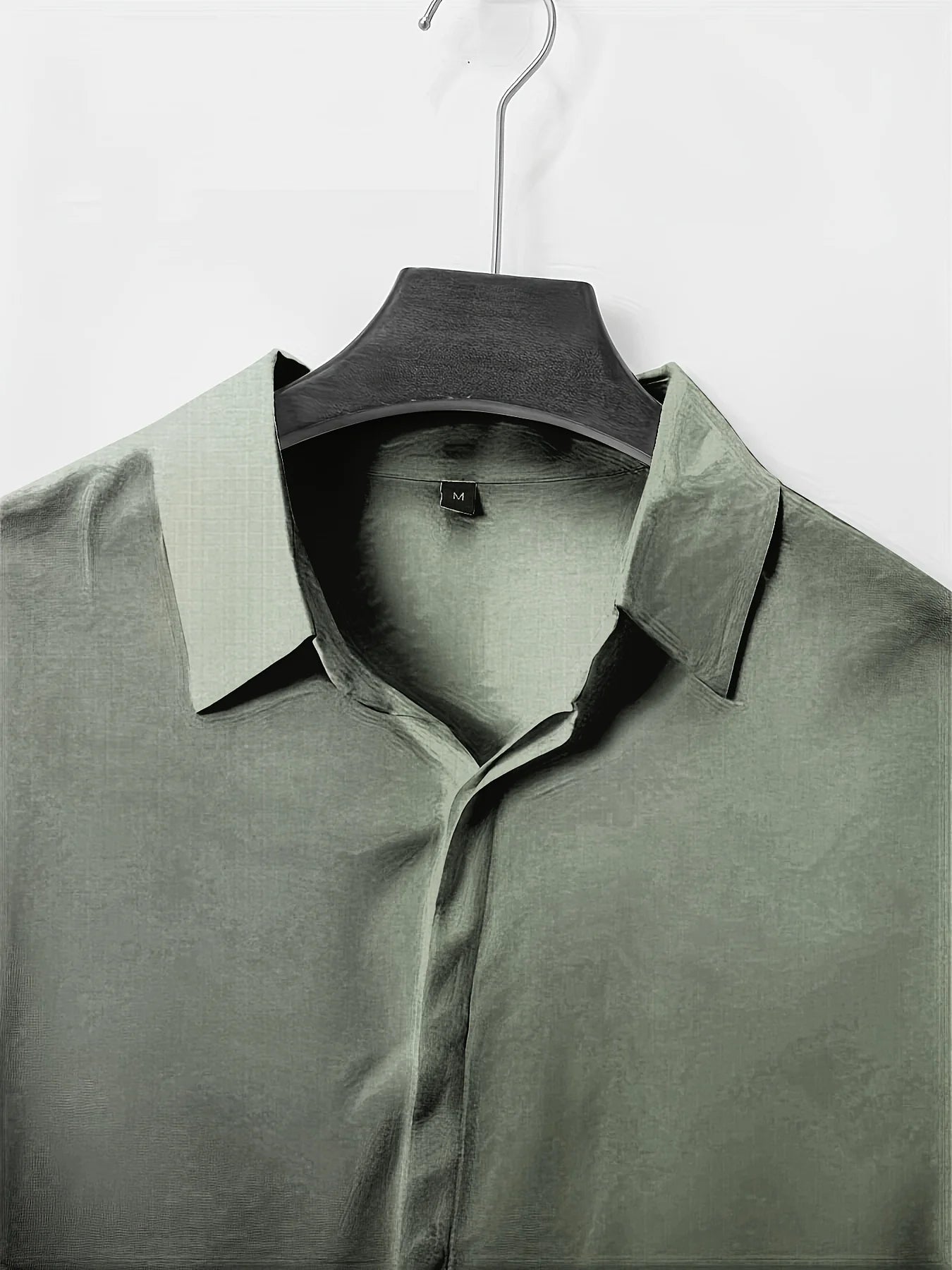 Men's Double Front Hemp Cardigan Lapel Short Sleeve Shirt – High Quality