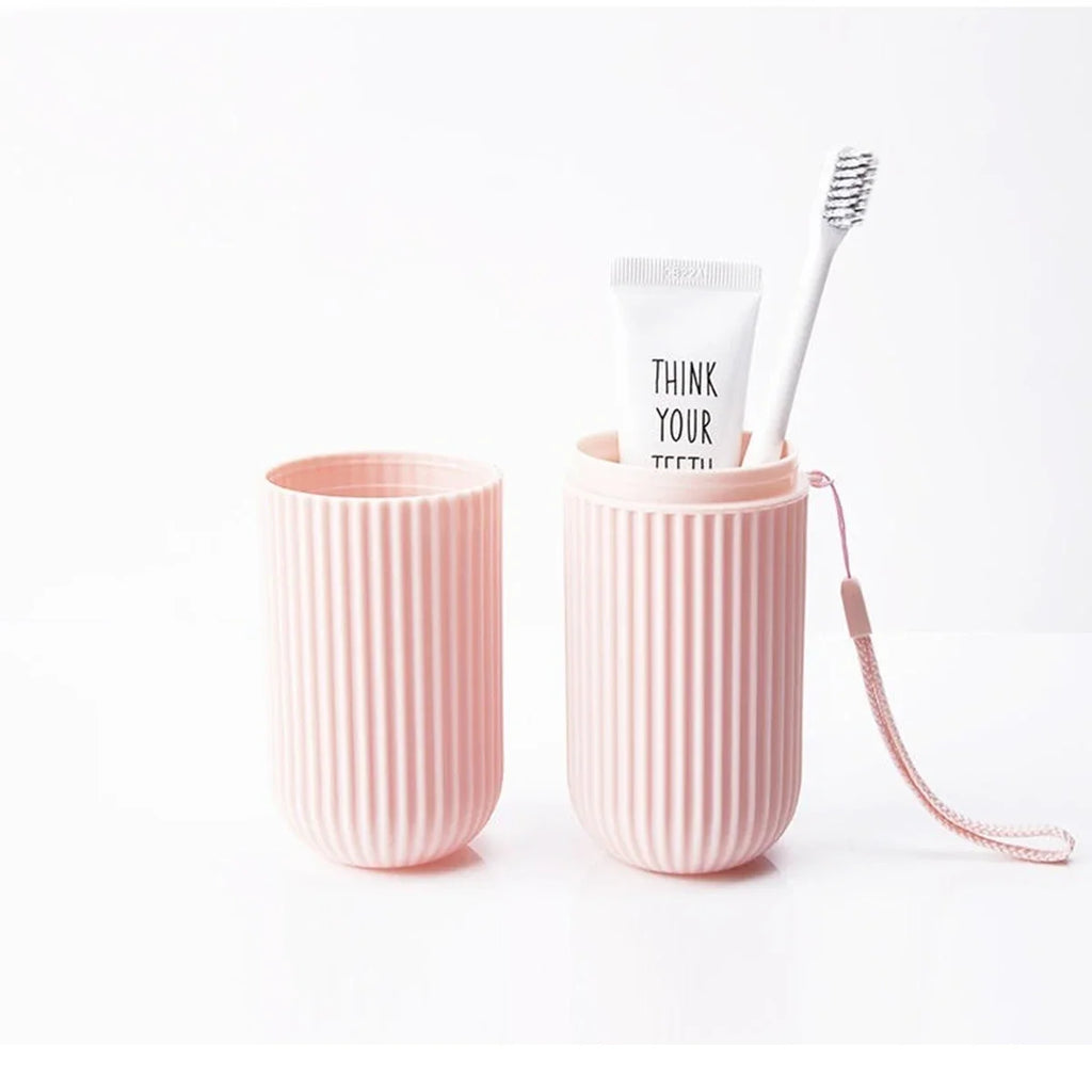 Portable Toothpaste & Toothbrush Holder