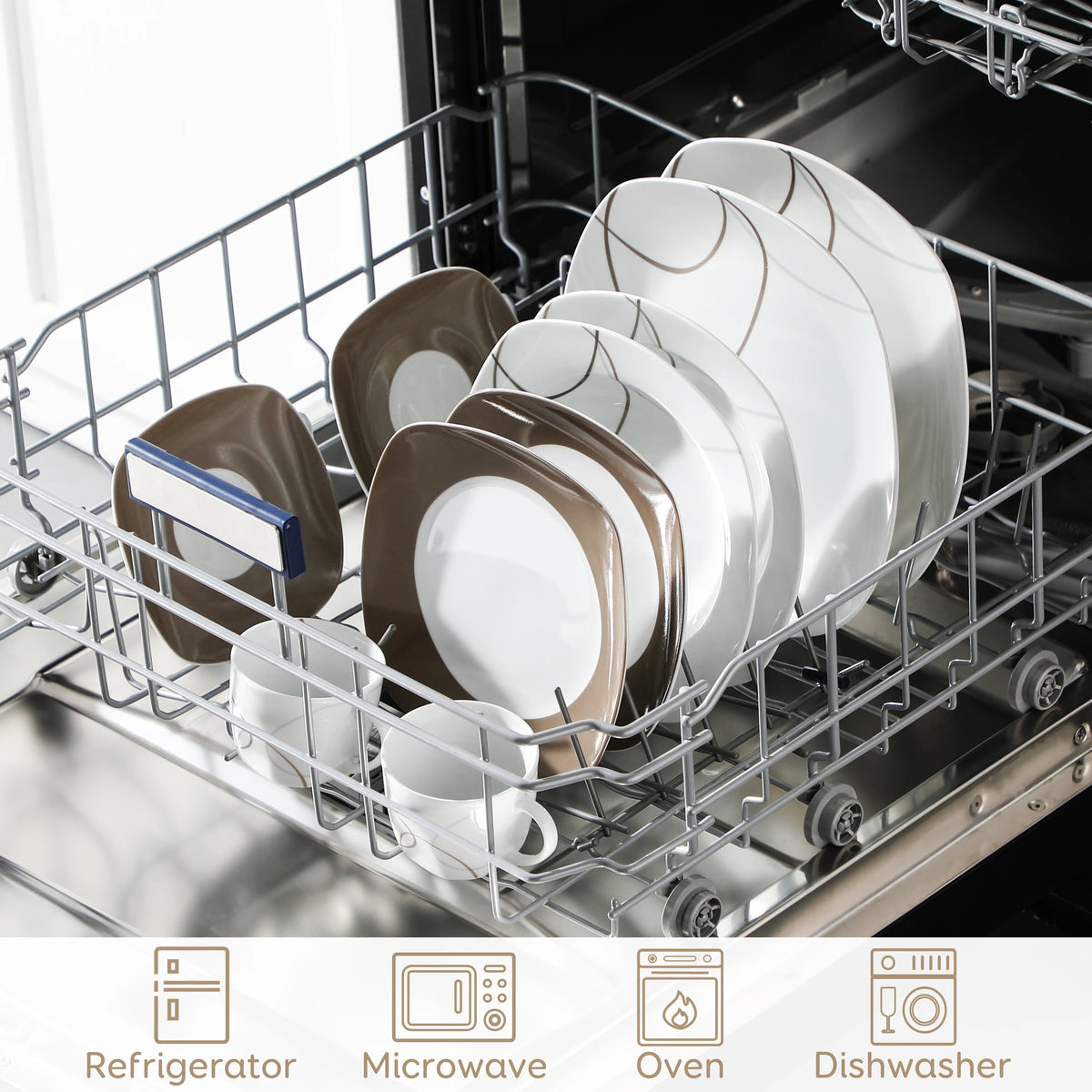 30-Piece Porcelain Dinnerware Set
