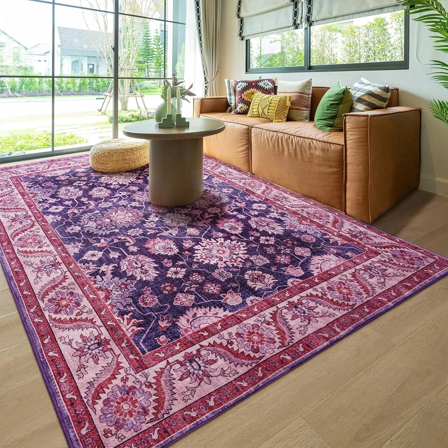 New Vintage Floral Rugs – Soft Accent Large Area Rug