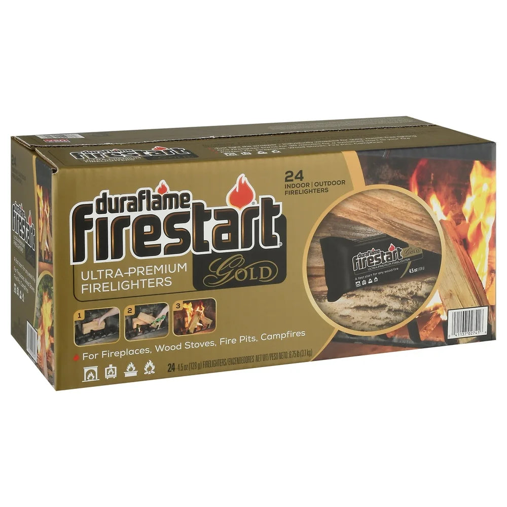 Ultra Premium Fire Starters – 24 Pack (4.5oz Each)