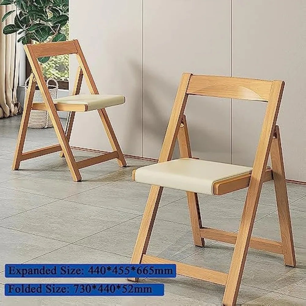 Modern Wooden Foldable Dining Table Set with Storage – 4 Chairs