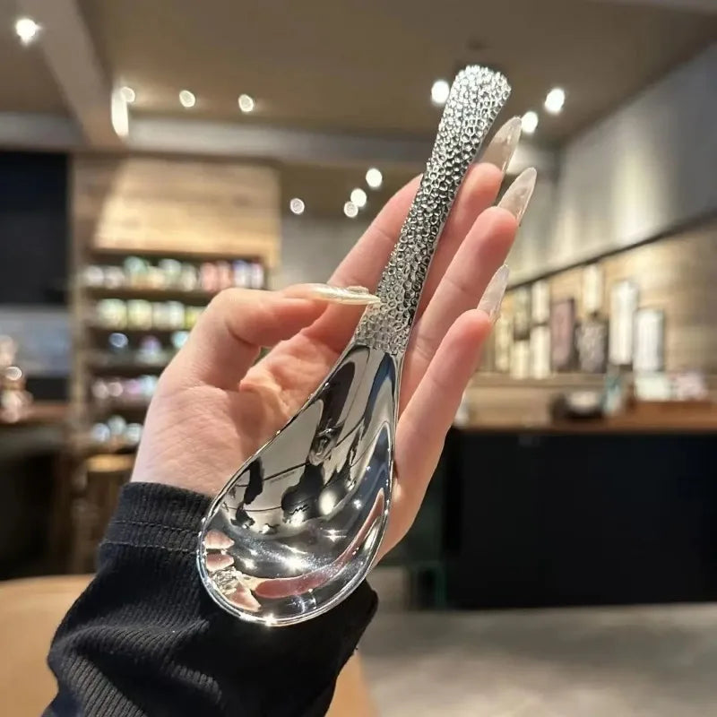 2pcs Stainless Steel Spoon Set – Large Capacity