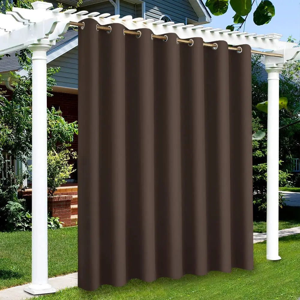 Outdoor Curtains for Patio – Rustproof Grommet Top Waterproof Drapes