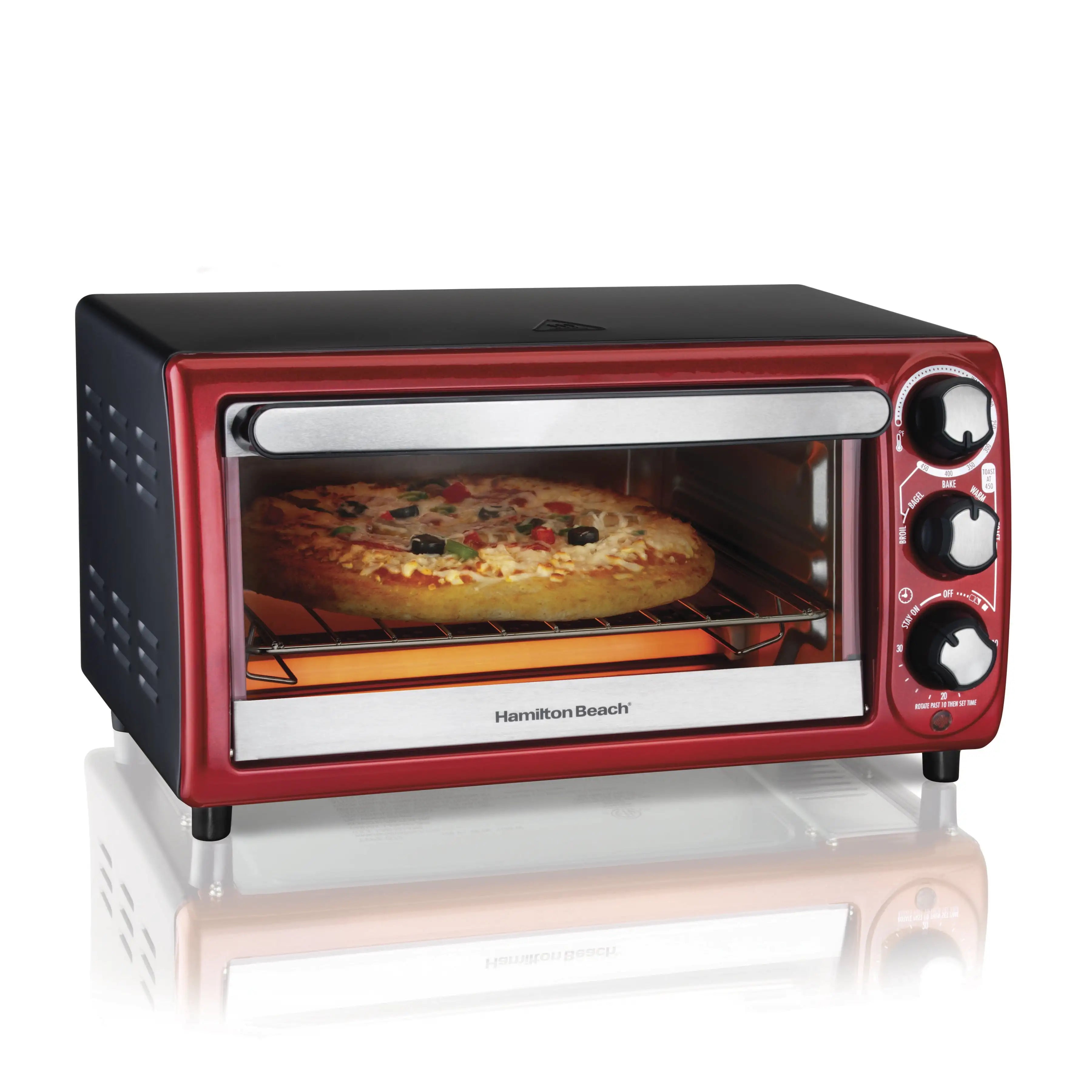 4-Slice Toaster Oven with 5 Versatile Cooking Modes