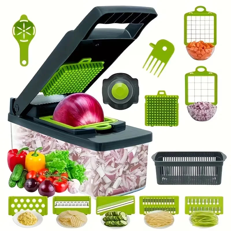 14-in-1 Multifunctional Vegetable Chopper & Food Slicer