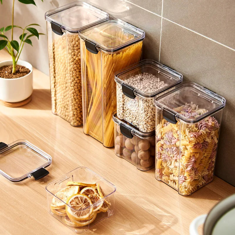Moisture-Proof Storage Jars Organizer Set
