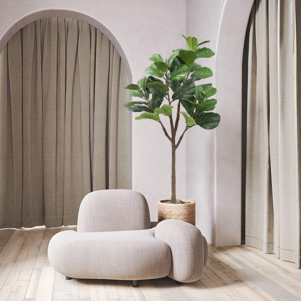 Artificial Fiddle Leaf Fig Tree – Realistic Decorative Plant