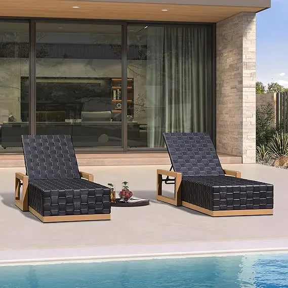 Outdoor Chaise Lounge Set of 2