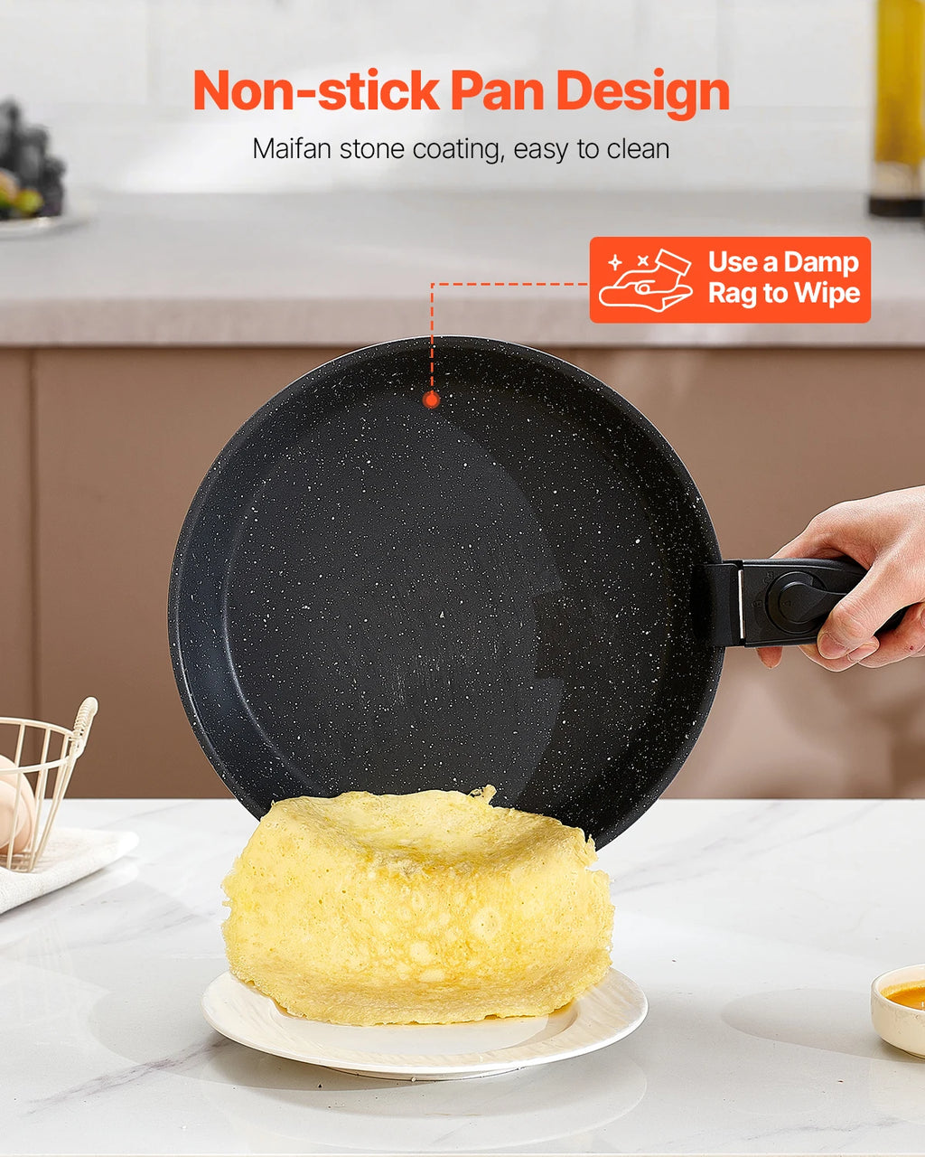 17-Piece Nonstick Granite Cookware Set