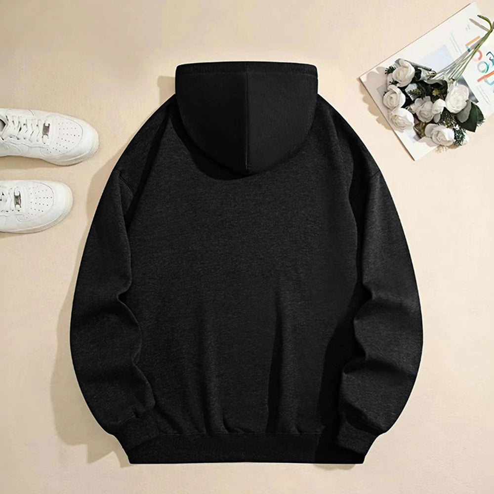 Thickened Fleece Hooded Pullover Sweatshirt – JESUS Print