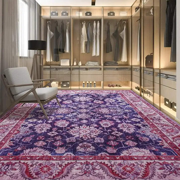 New Vintage Floral Rugs – Soft Accent Large Area Rug