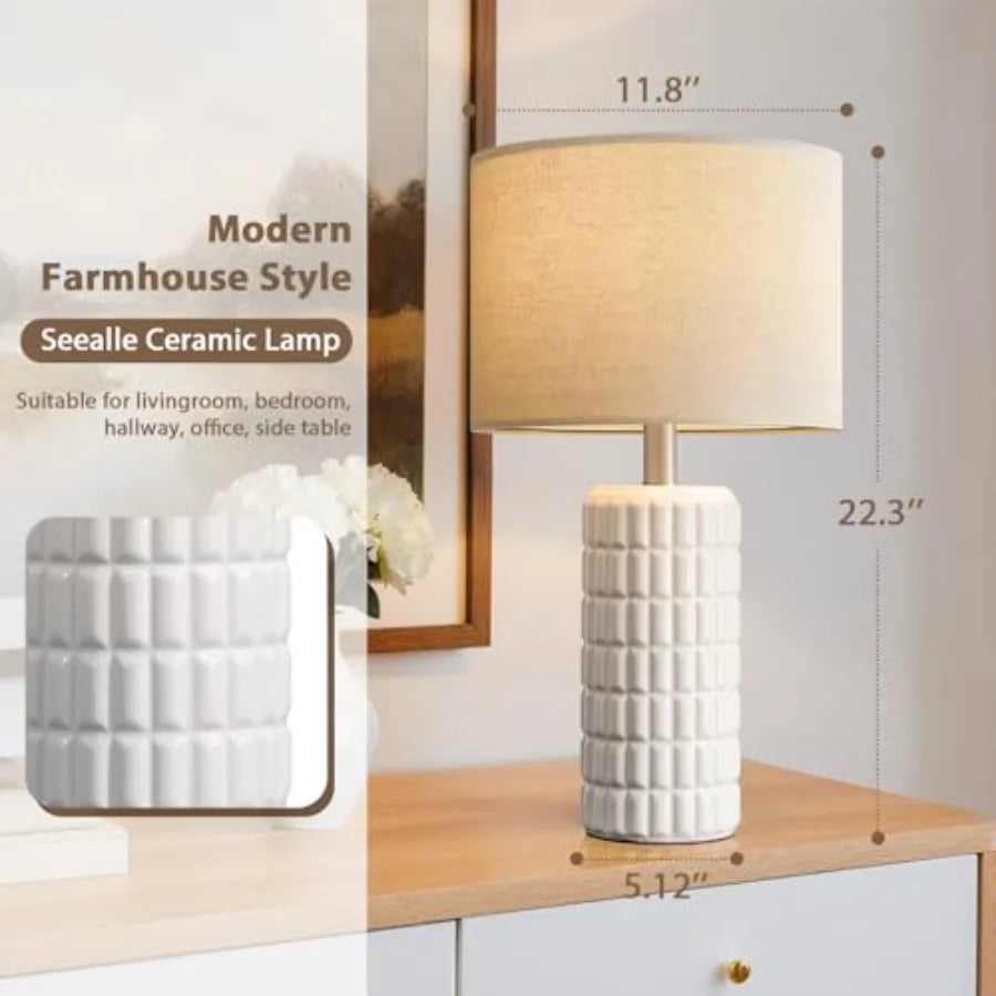 Modern Ceramic Table Lamps Set of 2