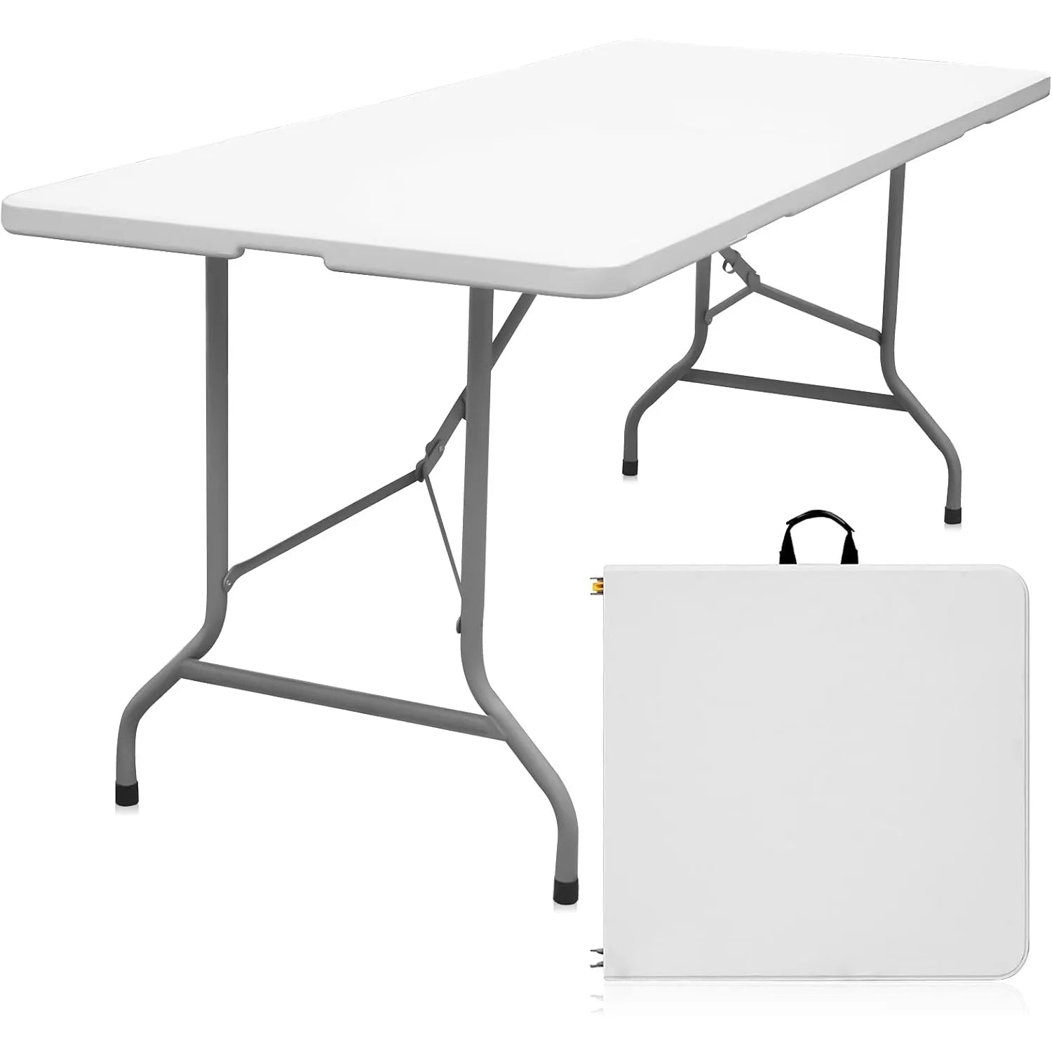 6 FT Folding Table – Heavy Duty Portable Table