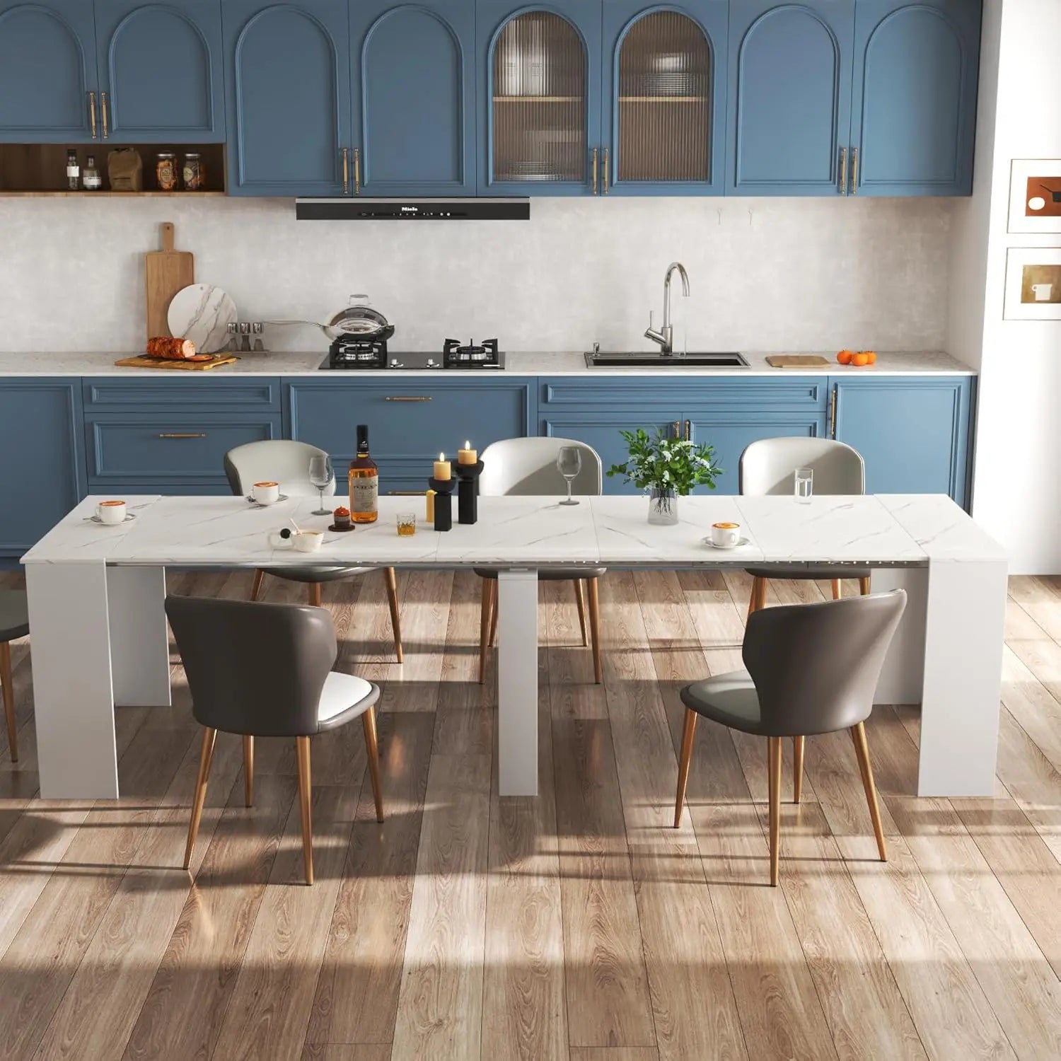 Multifunctional Dining Table for 6-8 People