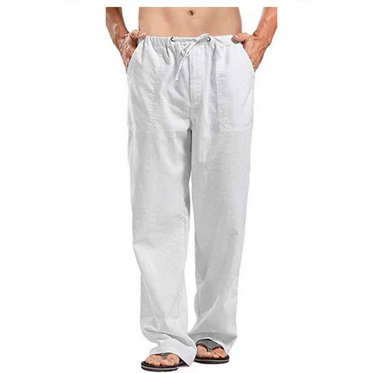 Men's Casual Cotton Linen Pants