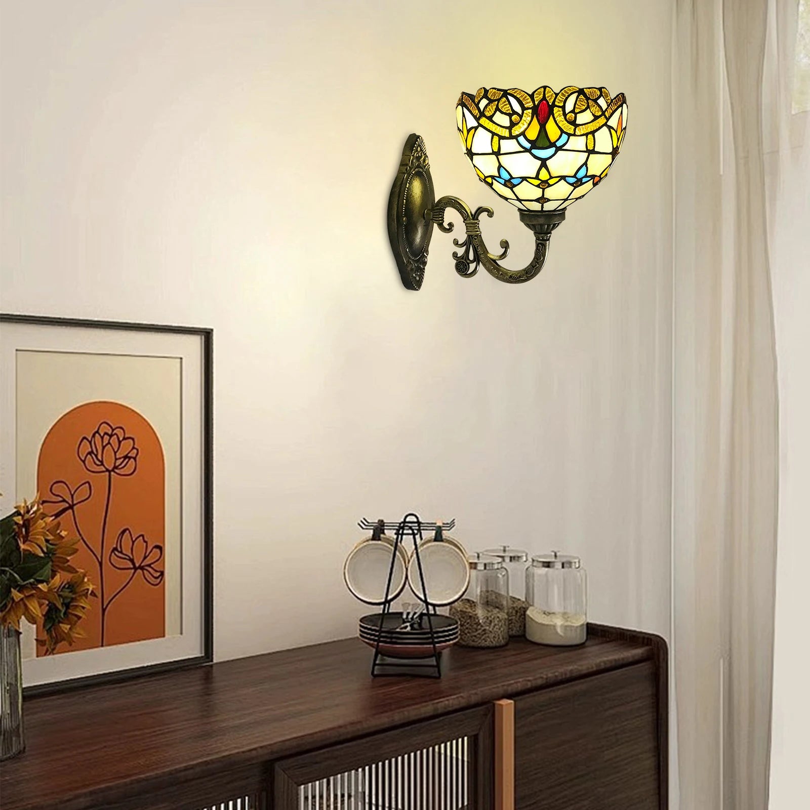 Tiffany Vintage Wall Lamp