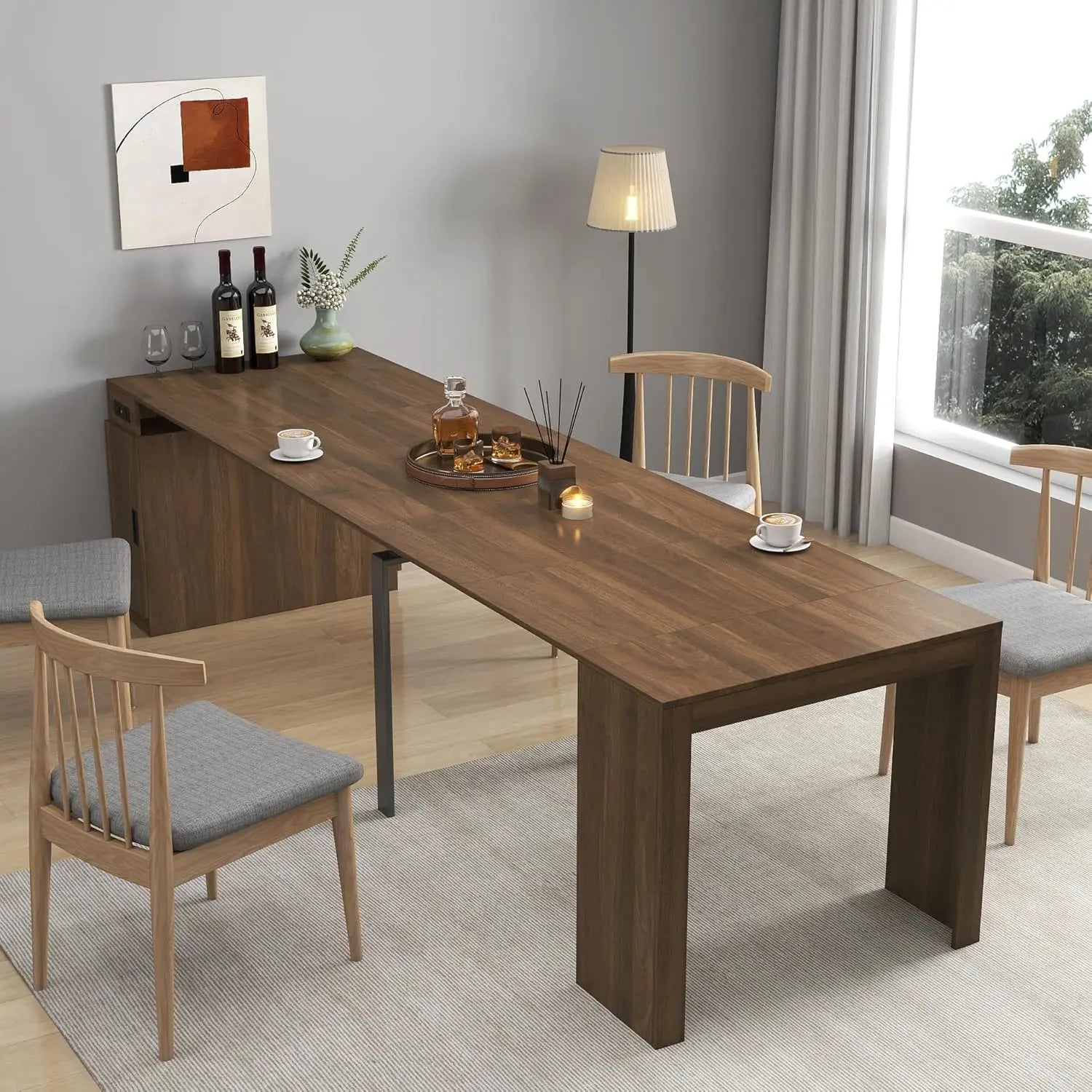 Multifunctional Dining Table for 6-8 People