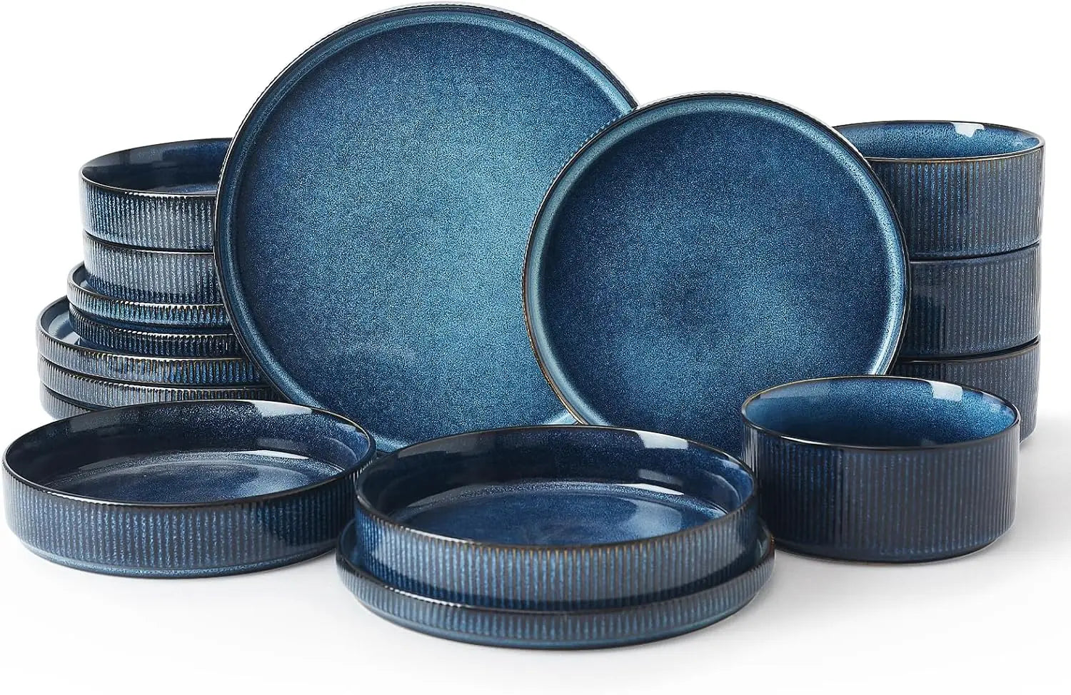 Star Dinnerware Set – Nebulas Blue (16-Piece, Service for 4)