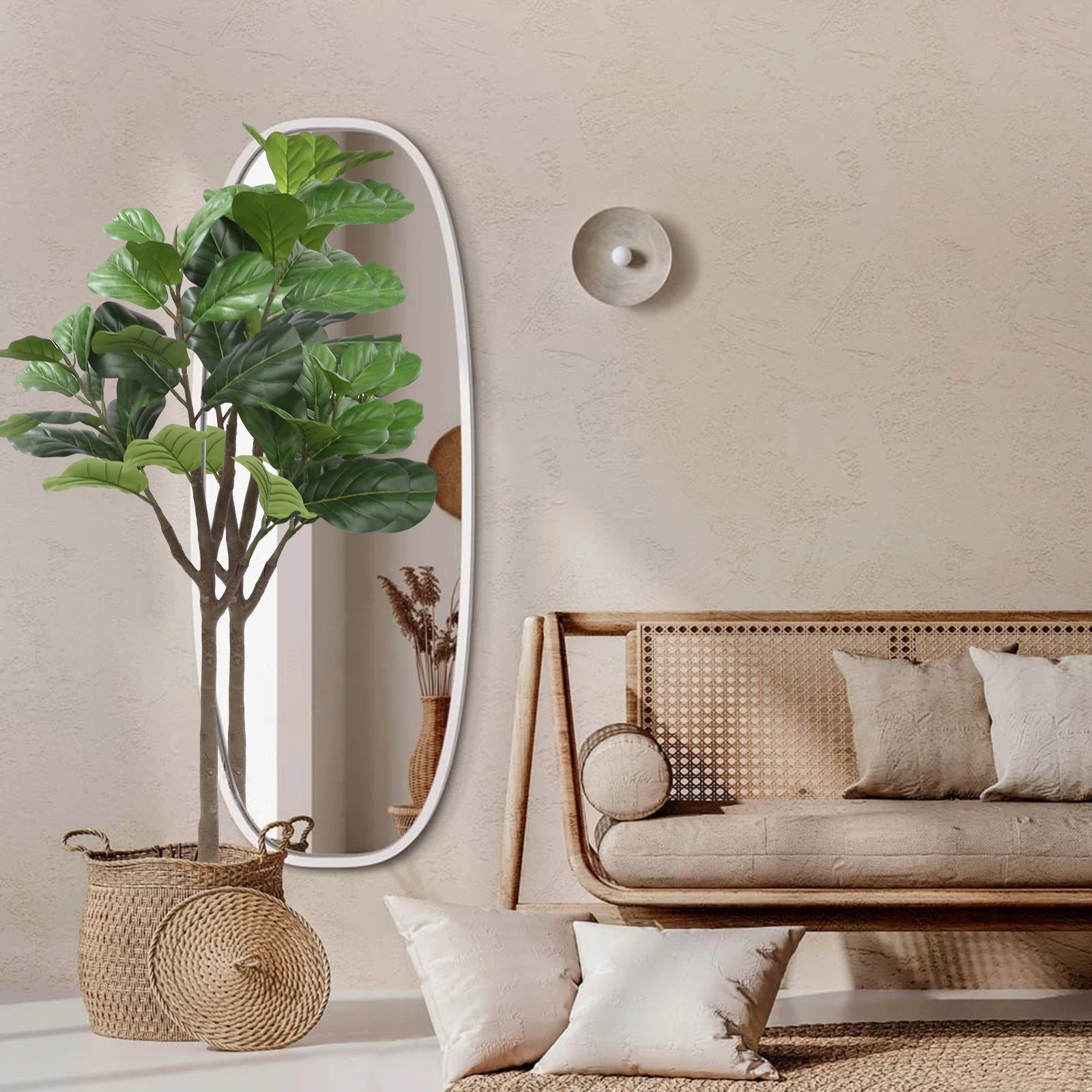 Artificial Fiddle Leaf Fig Tree – Realistic Decorative Plant