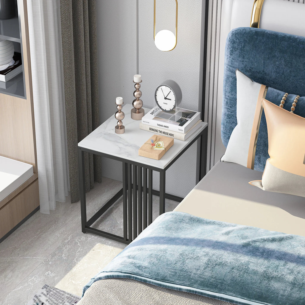 Minimalist Marble Stone Side Table