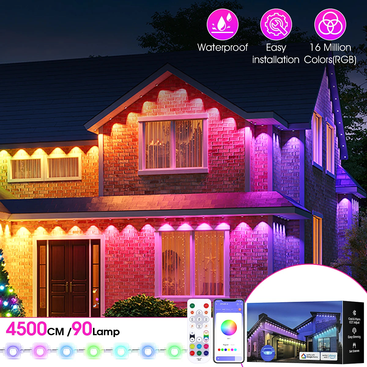 All Occasion Permanent RGBIC Outdoor Lights