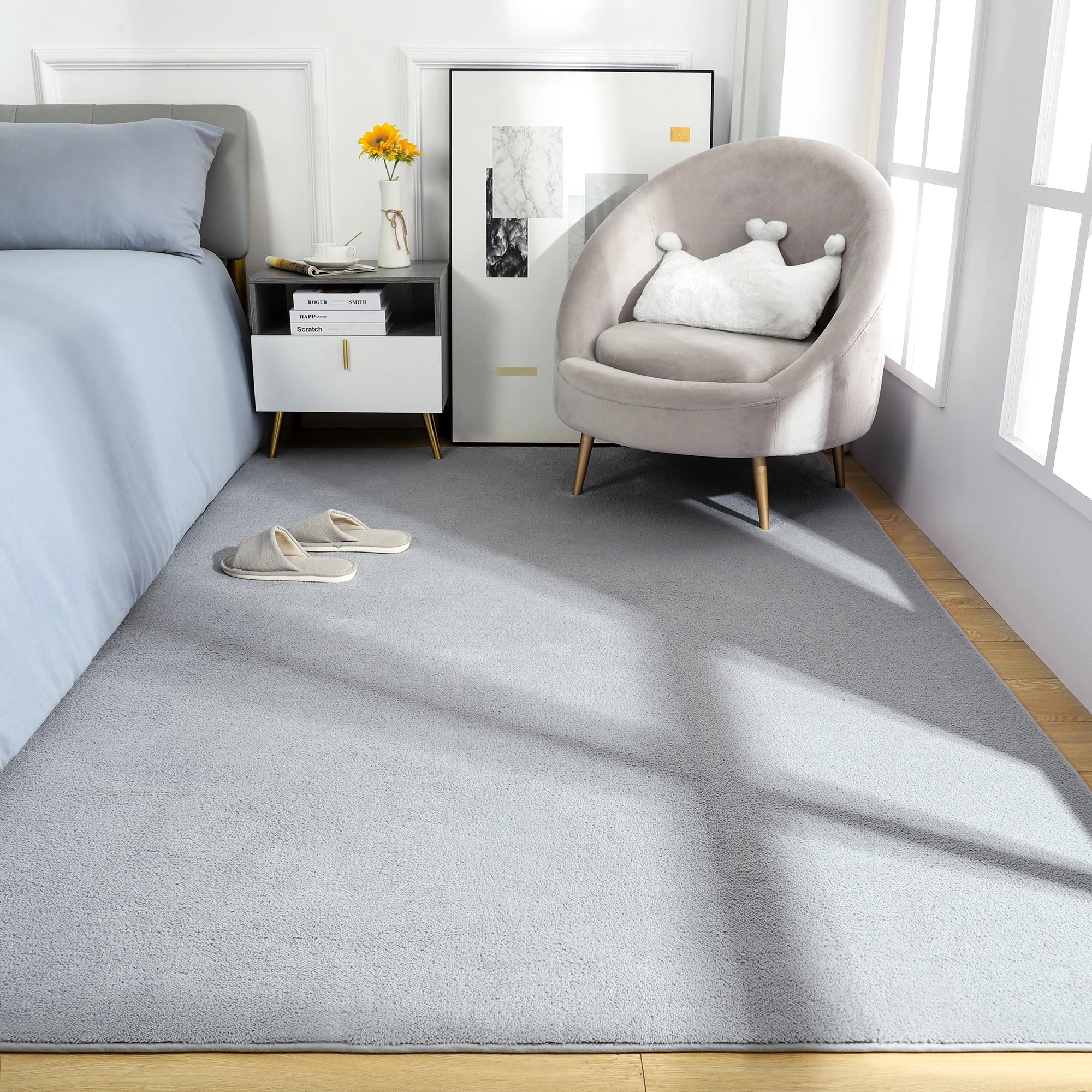 Black Area Rug — Soft, Nonslip, and Stylish Comfort for Every Room