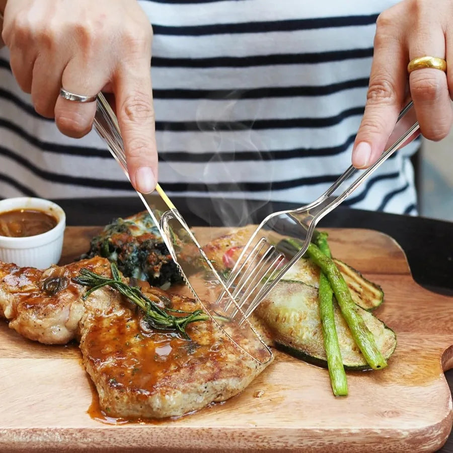 Extra Heavy Duty Clear Plastic Silverware