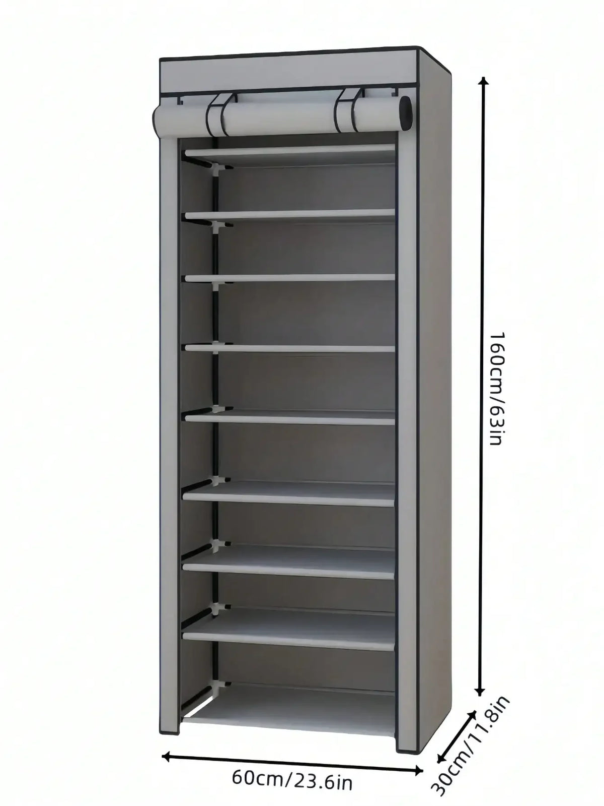 8-Tier/10-Tier Non-Woven Fabric Shoe Rack