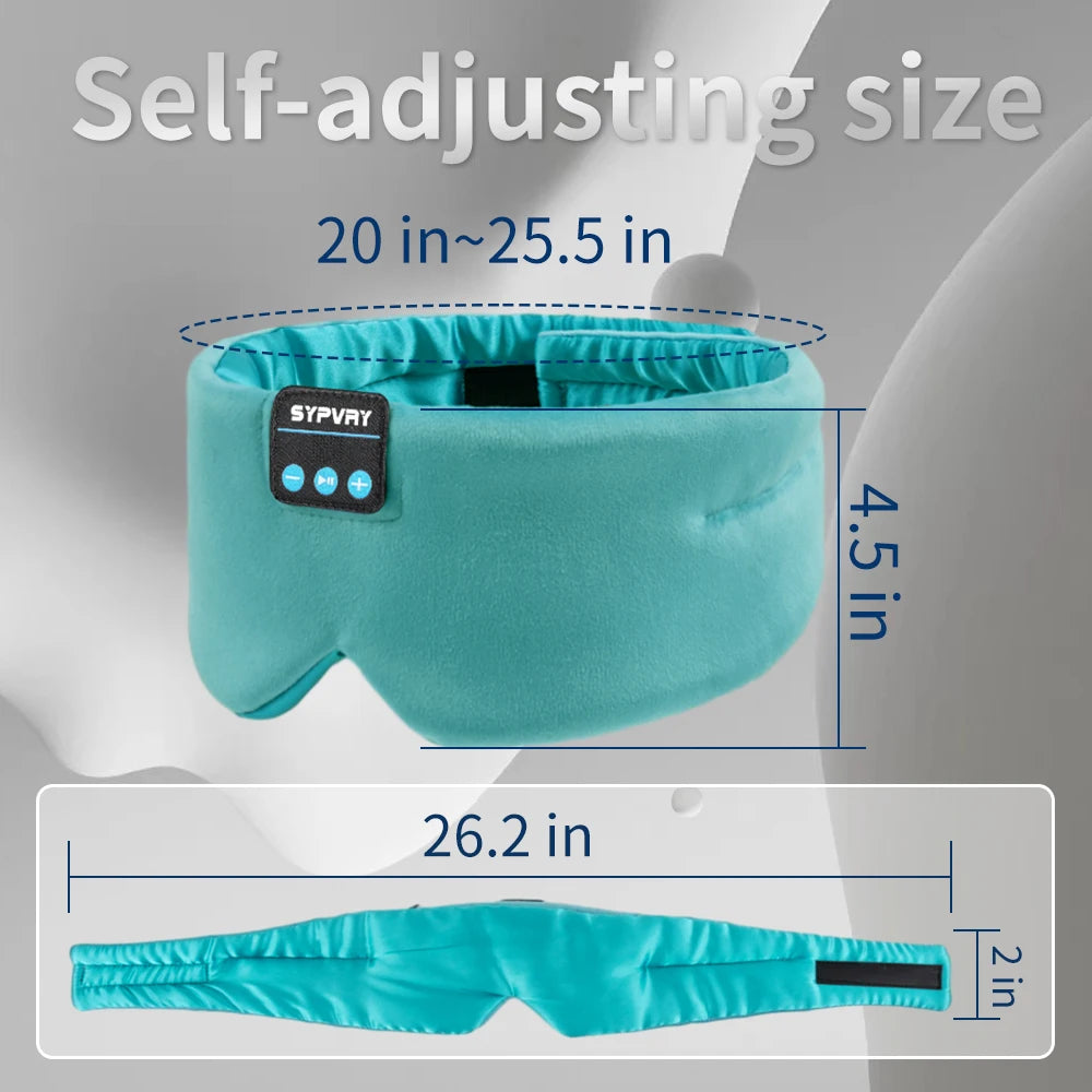 Soft Sleep Mask Bluetooth Wireless Headphones
