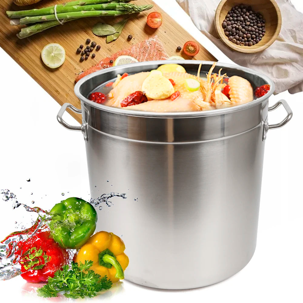 Large Capacity Multipurpose Stock Pot for Home & Restaurant