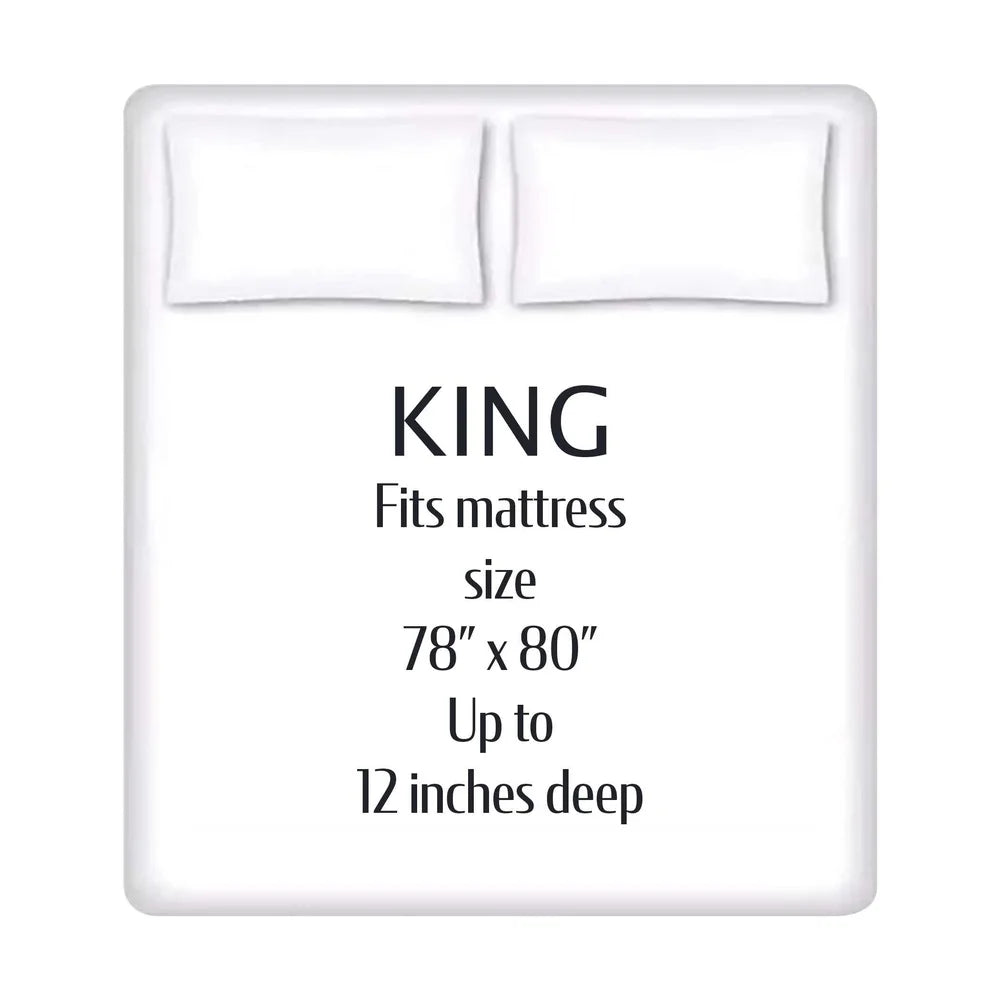 7-Piece Reversible King Comforter Set – Complete Bedding Ensemble