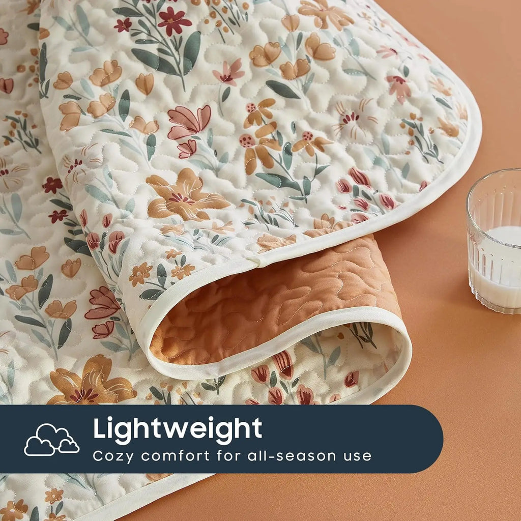 Floral Quilt Set